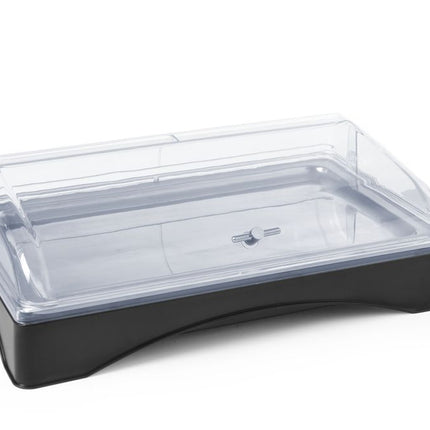 HENDI Rolltop-Display gekühlt - GN 1 / 1 – Set inkl. Kühlelement – 555 × 357 × 175 mm – Produktansicht
