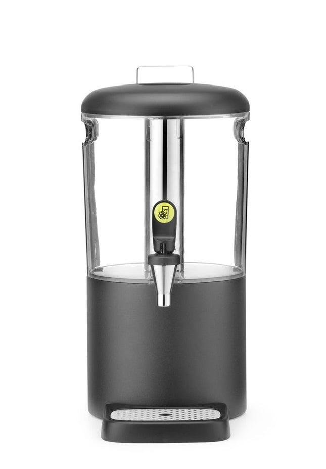 HENDI Saftspender UNIQ – designed by Robert Bronwasser – 4 l – Schwarz – 315 × 211 × 431 mm – Produktansicht