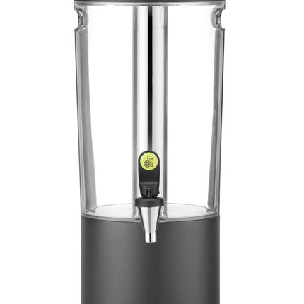 HENDI Saftspender UNIQ – designed by Robert Bronwasser – 8 l – Schwarz – 318 × 216 × 532 mm – Produktansicht