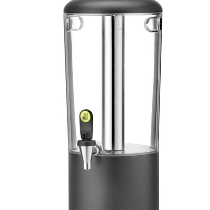 HENDI Saftspender UNIQ – designed by Robert Bronwasser – 8 l – Schwarz – 318 × 216 × 532 mm – weitere Produktansicht