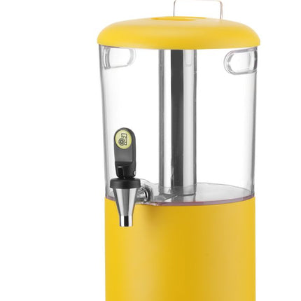 HENDI Saftspender UNIQ – designed by Robert Bronwasser – 4 l – Gelb – 315 × 211 × 431 mm – weitere Produktansicht