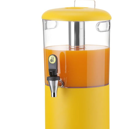 HENDI Saftspender UNIQ – designed by Robert Bronwasser – 4 l – Gelb – 315 × 211 × 431 mm – weitere Produktansicht