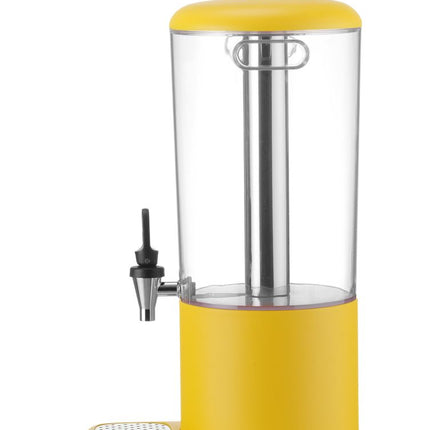 HENDI Saftspender UNIQ – designed by Robert Bronwasser – 8 l – Gelb – 318 × 216 × 532 mm – weitere Produktansicht