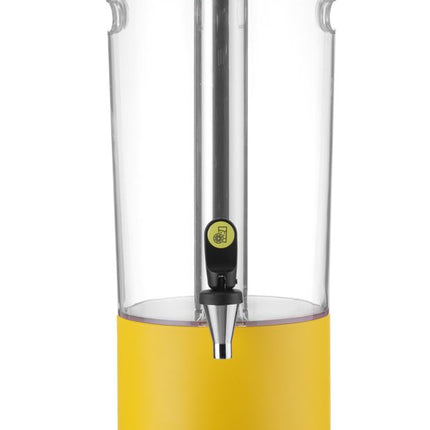 HENDI Saftspender UNIQ – designed by Robert Bronwasser – 8 l – Gelb – 318 × 216 × 532 mm – Produktansicht