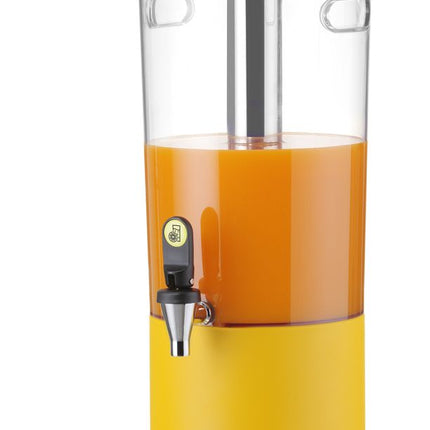 HENDI Saftspender UNIQ – designed by Robert Bronwasser – 8 l – Gelb – 318 × 216 × 532 mm – weitere Produktansicht