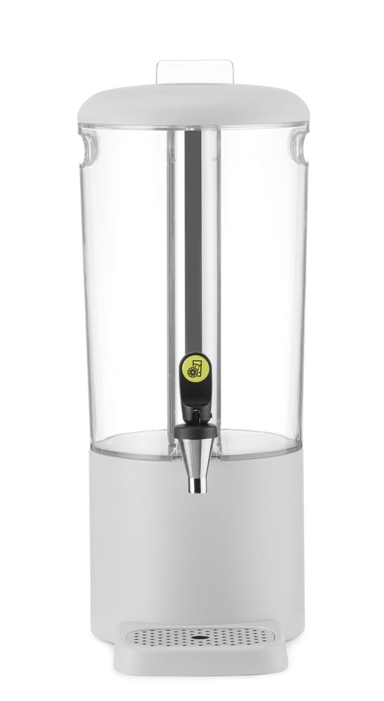 HENDI Saftspender UNIQ – designed by Robert Bronwasser – 8 l – Weiß – 318 × 216 × 532 mm – Produktansicht