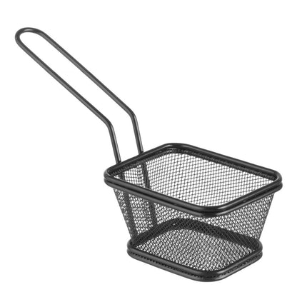 HENDI Miniatur-Frittierkörbe stapelbar – schwarz – 105 × 90 × 60 mm – weitere Produktansicht
