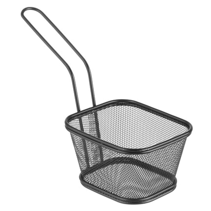 HENDI Miniatur-Frittierkörbe stapelbar – schwarz – 130 × 115 × 80 mm – weitere Produktansicht