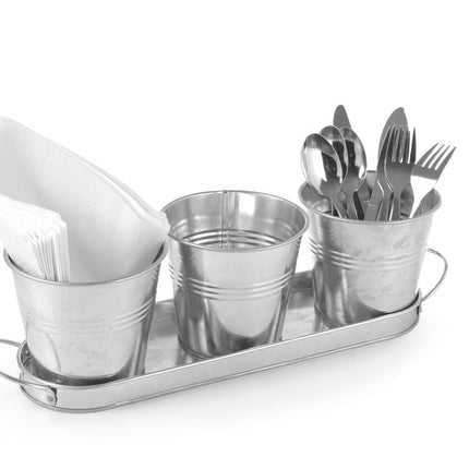HENDI Tischeimerchen mit Untergestell – 3 Stk – 415 × 130 × 125 mm – weitere Produktansicht