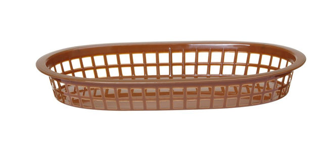 HENDI Servierkörbe im Fastfood-Stil – Braun – 275 × 175 × 38 mm – 6 Stück – Produktansicht