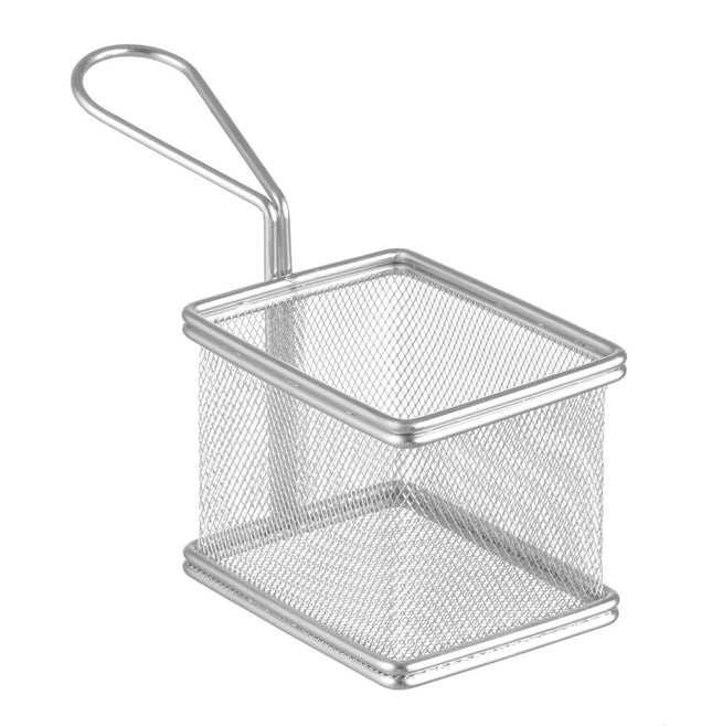 HENDI Miniatur-Snack-Frittierkörbe – 100 × 80 × 75 mm – Produktansicht
