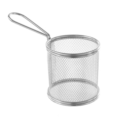 HENDI Miniatur-Snack-Frittierkörbe – 90 × 90 × 90 mm – Produktansicht