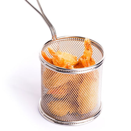 HENDI Miniatur-Snack-Frittierkörbe – 90 × 90 × 90 mm – weitere Produktansicht