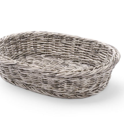 HENDI Brotkorb – oval – Hellgrau – 320 × 230 × 70 mm – Produktansicht