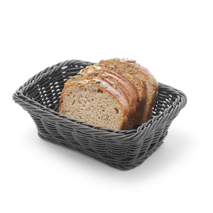 HENDI Brotkorb – rechteckig – Schwarz – 190 × 130 × 60 mm – weitere Produktansicht