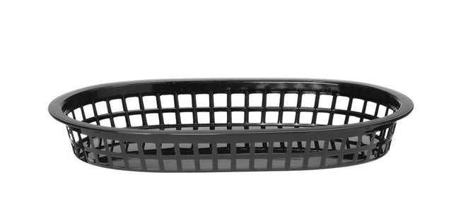 HENDI Servierkörbe im Fastfood-Stil – Schwarz – 272 × 175 × 38 mm – 6 Stück – Produktansicht