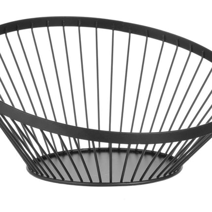 HENDI Obstkorb – abgerundet schwarz – Ø 280 × H 130 mm – weitere Produktansicht