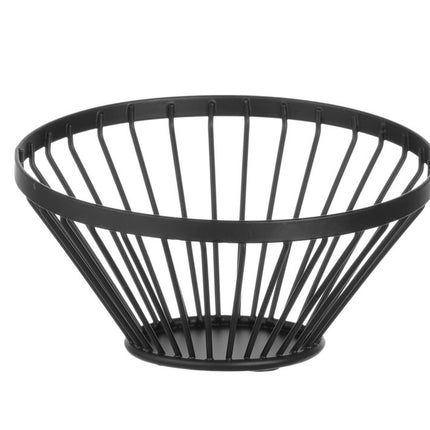 HENDI Obstkorb – abgerundet schwarz – Ø 150 × H 80 mm – Produktansicht