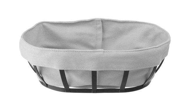HENDI Brotkorb mit Beutel – oval – 250 × 160 × 75 mm – Produktansicht