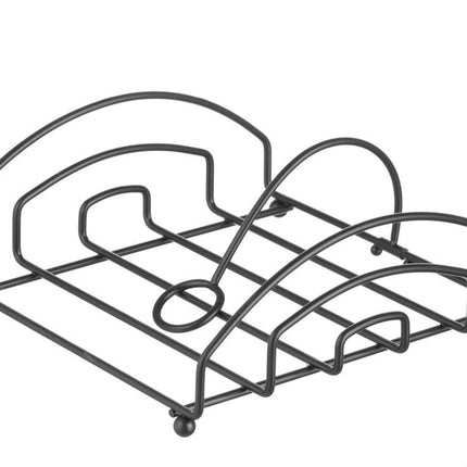 HENDI Serviettenhalter – schwarz – 205 × 210 mm – Produktansicht