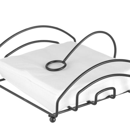 HENDI Serviettenhalter – schwarz – 205 × 210 mm – weitere Produktansicht