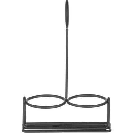 HENDI Gewürzständer – schwarz – 135 × 65 × 200 mm – Produktansicht