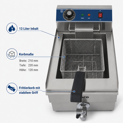 Saro Fritteuse Modell FT 13 - Produktinformationen und Vorteile 2