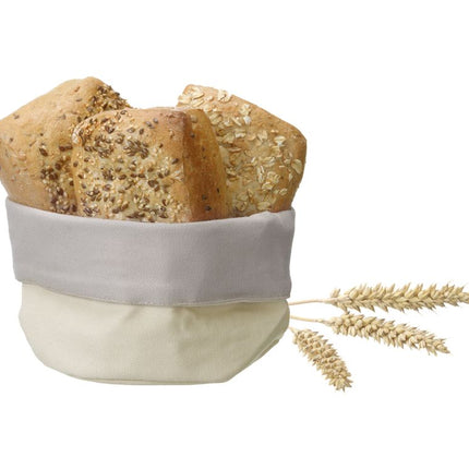 HENDI Brottaschen – rund – Beige – Ø 250 × H 160 mm – weitere Produktansicht