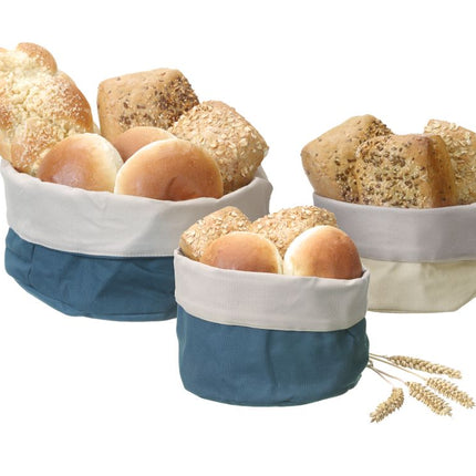 HENDI Brottaschen – rund – Dunkelgrau – Ø 200 × H 200 mm – weitere Produktansicht