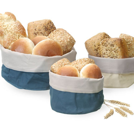 HENDI Brottaschen – rund – Dunkelgrau – Ø 200 × H 200 mm – weitere Produktansicht