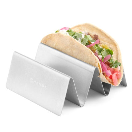 HENDI Taco-Halter – 2 Fächer – 135 × 115 × 50 mm – weitere Produktansicht