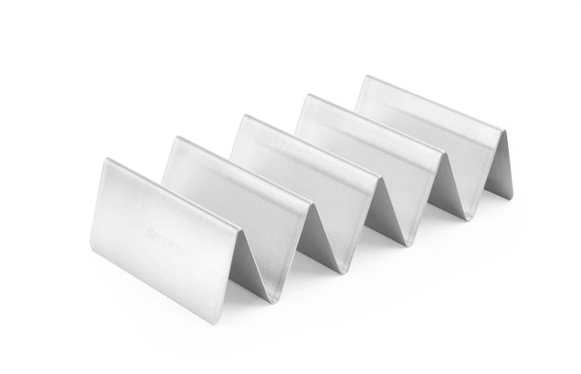 HENDI Taco-Halter – 4 Fächer – 225 × 115 × 50 mm – Produktansicht