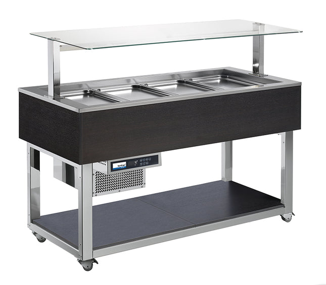 NordCap COOL-LINE Salatbar ESSENCE 4/1 für 4 x GN 1/1-200