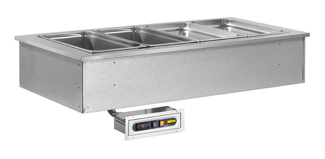 NordCap Einbau-Bain-Marie SOUL-RED 2/1 für 2 x GN 1/1-200