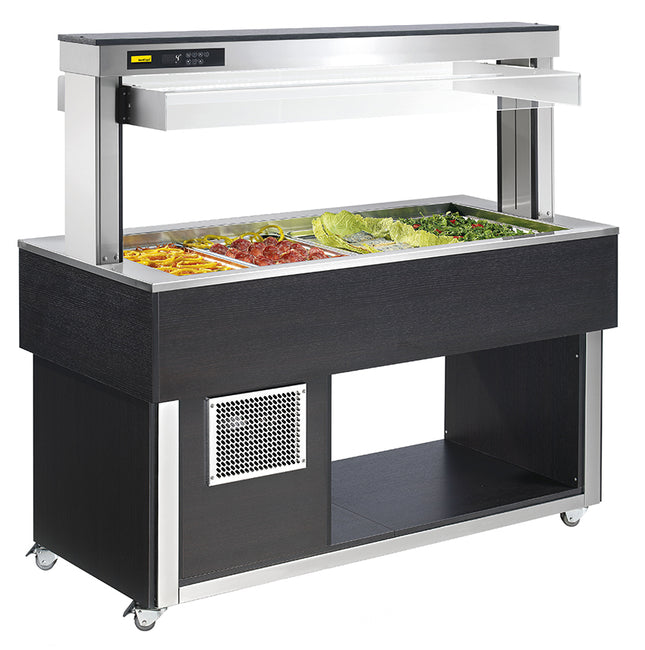 NordCap Salatbar TR-GREEN 3/1 für 3 x GN 1/1-200