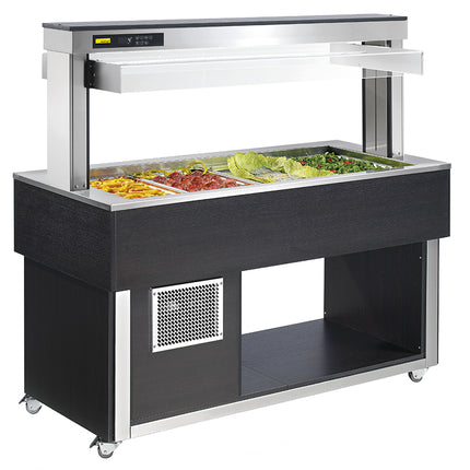 NordCap Salatbar TR-GREEN 4/1 für 4 x GN 1/1-200