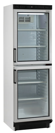 NordCap Glastürkühlschrank KU 380 2G mit 2 Glastüren