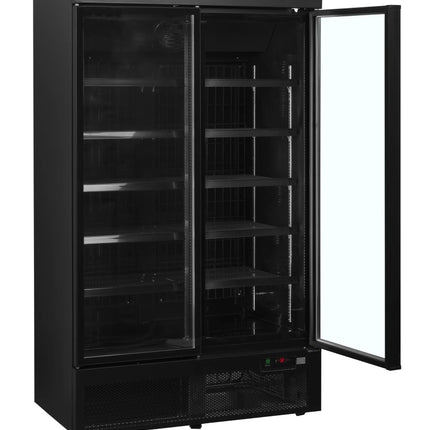 NordCap Glastürtiefkühlschrank ATOM MAXI TK 2T-BB