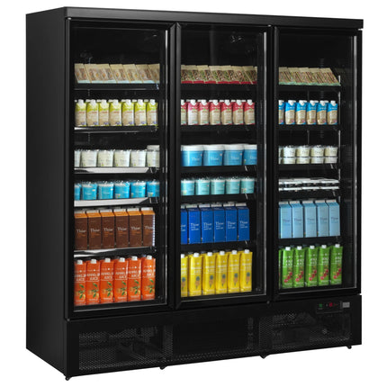 NordCap Glastürkühlschrank ATOM MAXI KS 3T-BB