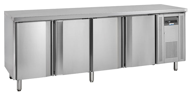 NordCap COOL-LINE Kühltisch KTM 4 - 4T GN 1/1 mit 4 Türen