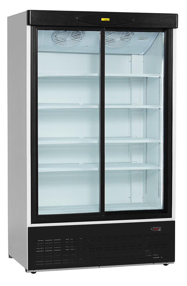 NordCap Getränkekühlschrank KU 1200 G-SD mit 2 Glas-Schiebetüren