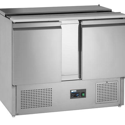 NordCap COOL-LINE Saladette SL 10 mit 2 Türen für 3 x GN 1/1-150