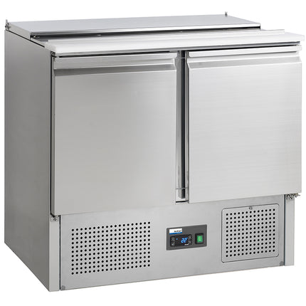 NordCap Saladette SL 9 Behälter GN 1/1 H200mm R600a 2 Türabteile 230V 160W steckerfertig