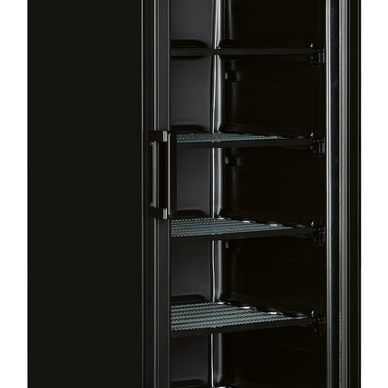NordCap Glastürtiefkühlschrank TK 385 G BLACK
