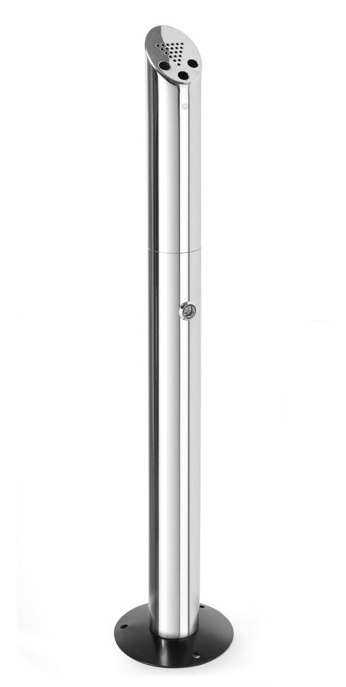 HENDI Standaschenbecher Säulenmodell – Ø 170 × H 920 mm – Produktansicht