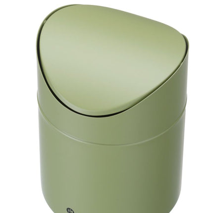 HENDI Tischabfalleimer mit Schwingdeckel – 1 – 2 l – Grün – Ø 120 × H 165 mm – Weitere Produktansicht