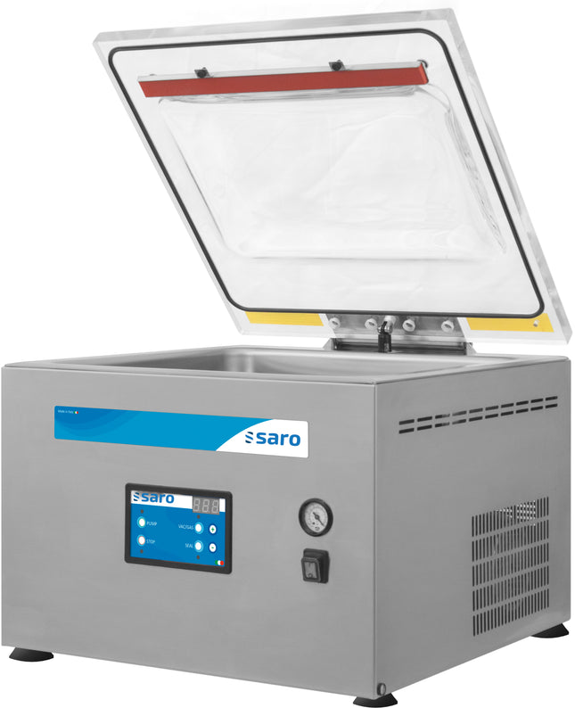 Saro Vakuumierer mit Kammer Modell LECCE 2 Edelstahl