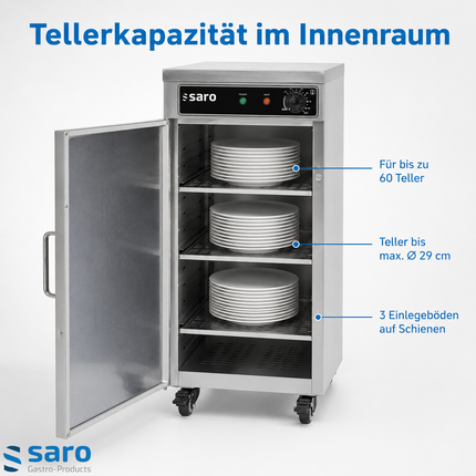 Saro Tellerwärmeschrank Modell TW 60 - Produktinformationen und Vorteile 3