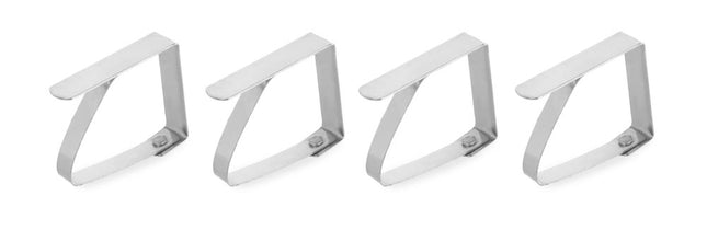 HENDI Tischdeckenklammer – 50 × 10 × 40 mm – 4 Stück – Produktansicht