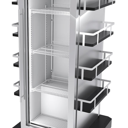 NordCap Glastürkühlschrank CC90 mit Glastür